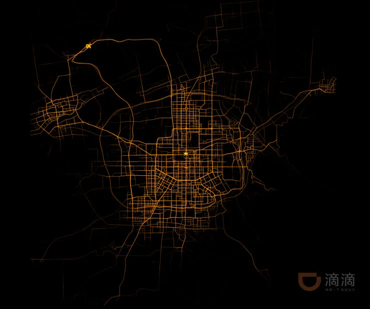 出行大数据绘制的“城市星云图”是怎样的？我们还总结出了5种城市结构