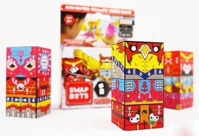 别让孩子玩王者农药了!这个叫做SwapBots的AR玩具可以开发大脑
