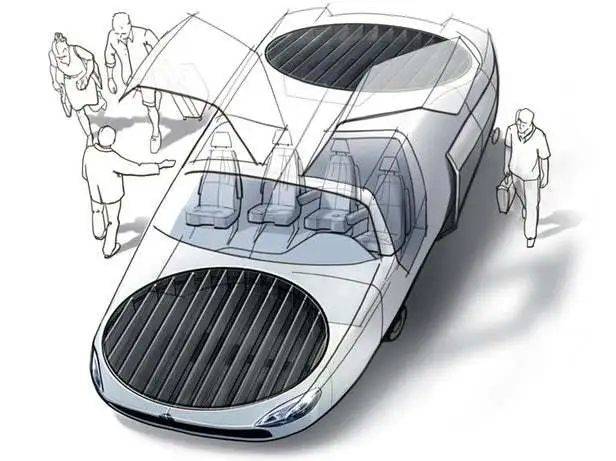 城市飞行器设计图曝光，就是一个汽车与飞机的结合体