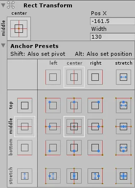 Anchor Presets