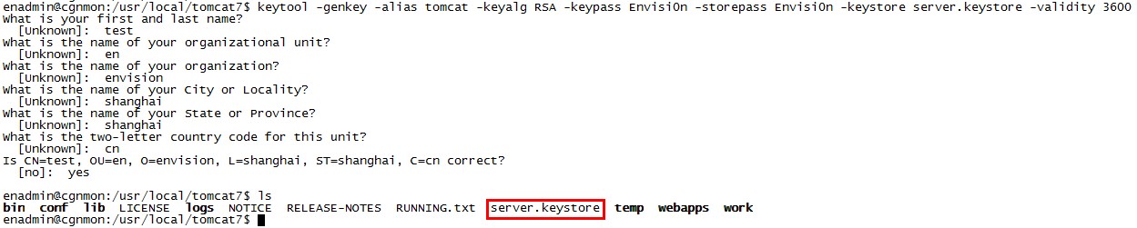 tomcat开启SSL8443端口的方法