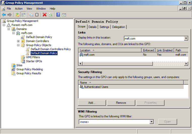 更改windows server 2008 域密码复杂性要求策略