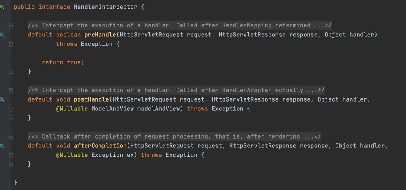 HandlerInterceptor