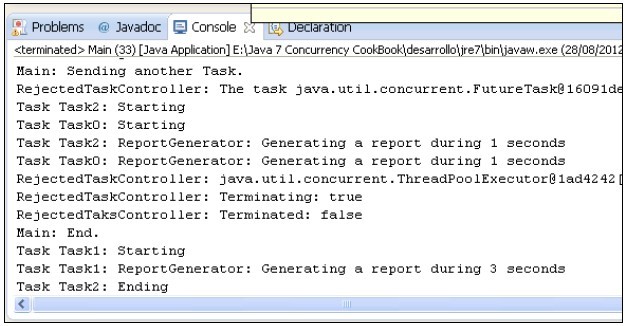 线程执行者（十二）执行者控制被拒绝的任务