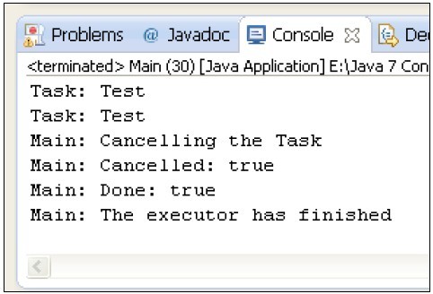 线程执行者（九）执行者取消一个任务