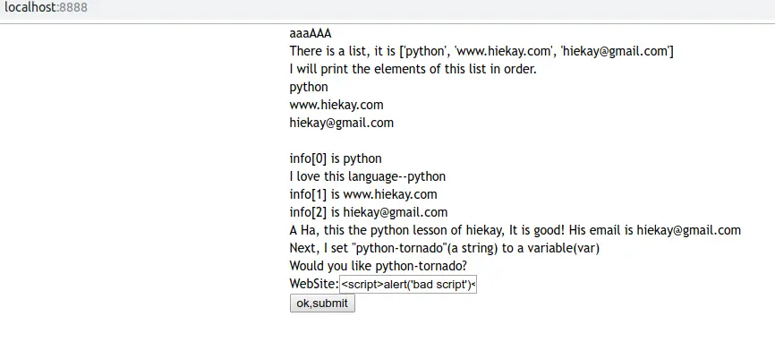 python 网站 模板转义