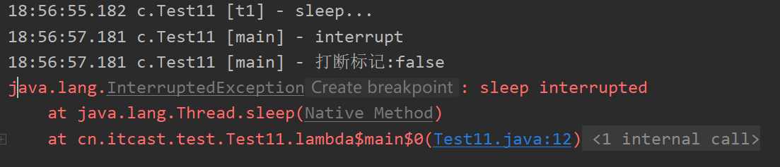 【多线程：interrupt 方法详解】