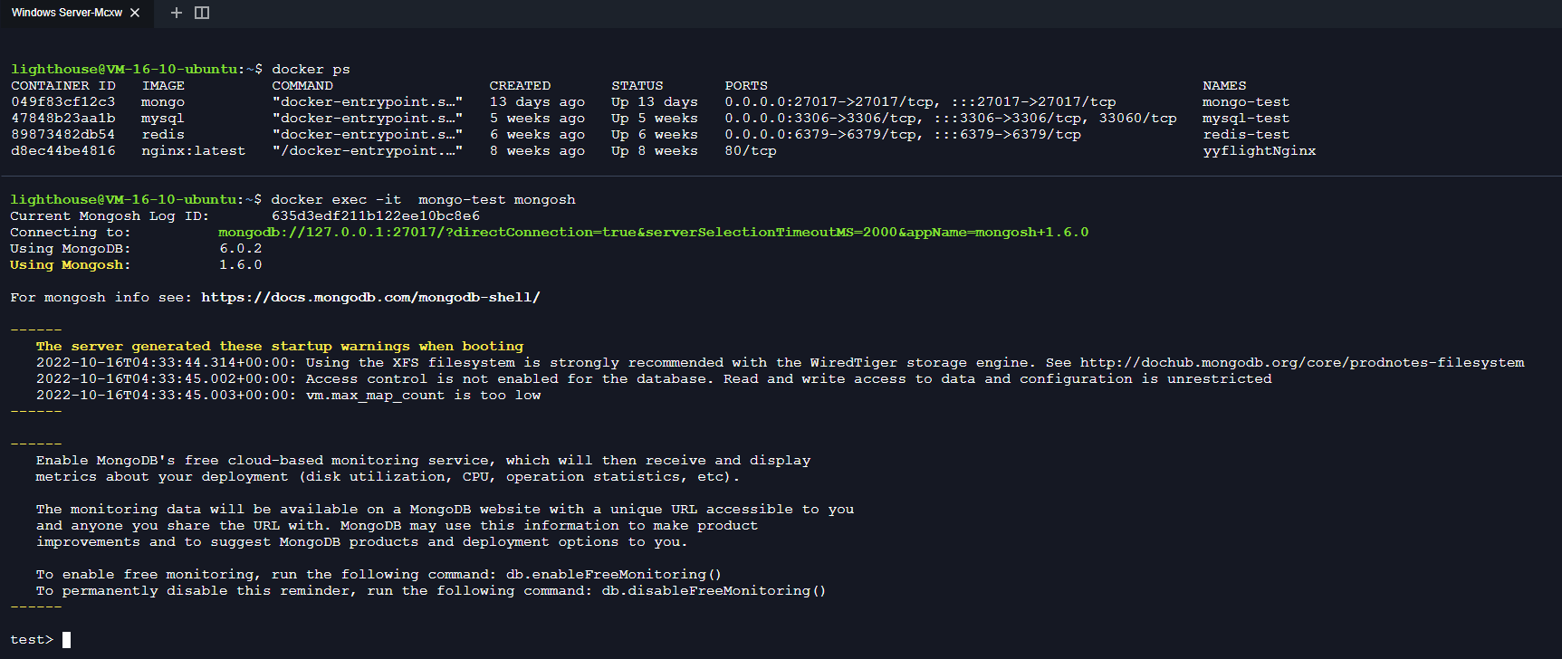 MongoDB从入门到实战之MongoDB工作常用操作命令