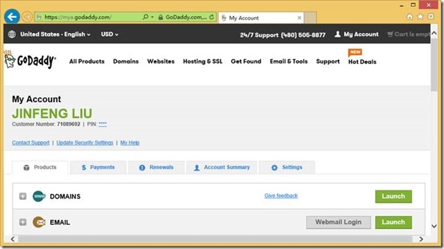 Lync 小技巧-50-申请属于自己的域名-续费-Godaddy
