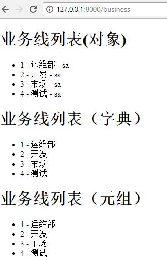 Django 查询表的几种方式