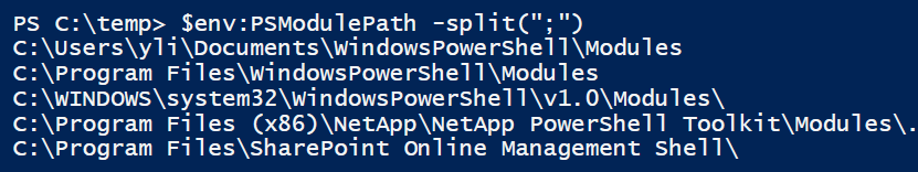 PowerShell 创建module和manifest文件