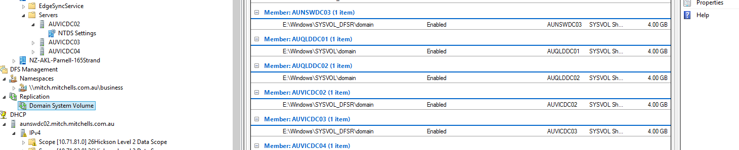 Windows 2012 下如何强制同步 AD SYSVOL
