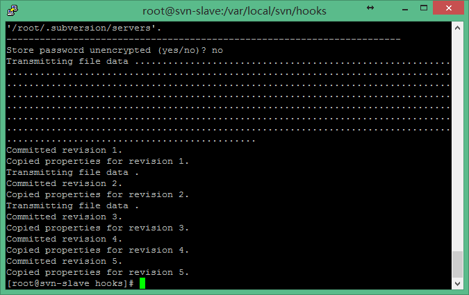 ubversion版本控制企业架构搭建之双机热备