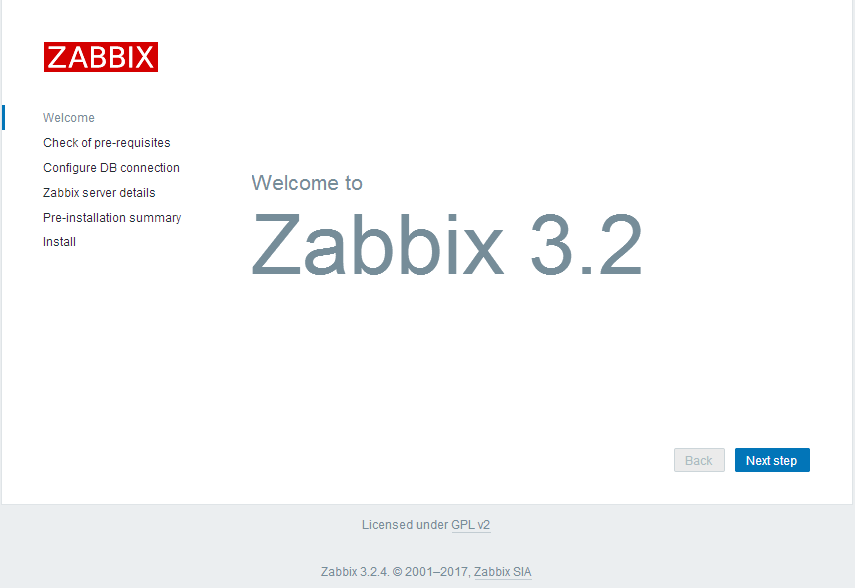 CentOS7.2 LNMP安装部署zabbix3.2
