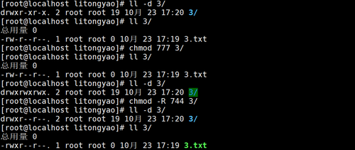 Linux笔记(更改权限chmod,更改所有组chown,umask,隐藏权限chattr)
