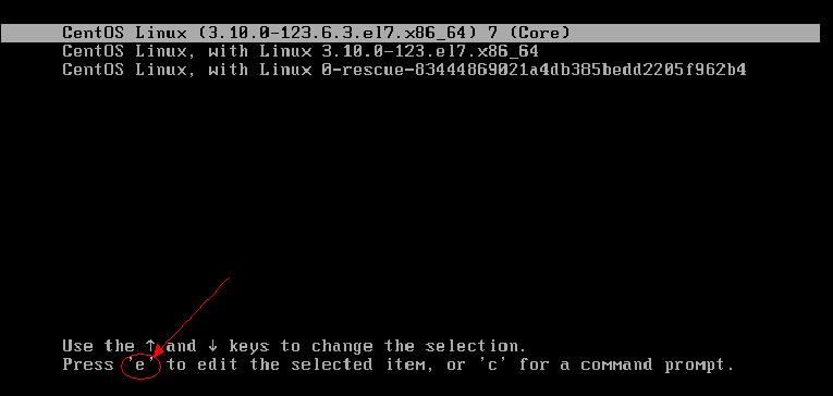 CentOS 7&RHEL 7重置root密码