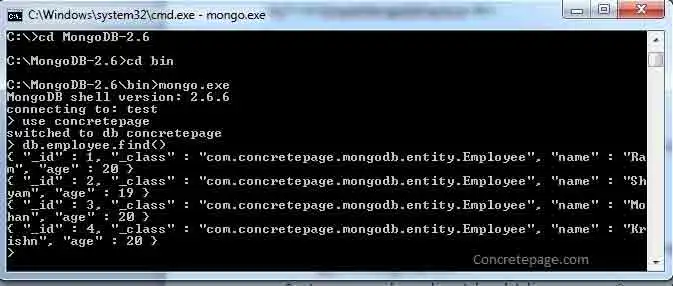 Spring 4 + MongoDB  + Gradle  Integration Annotation Example