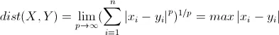 Chebyshev Distance