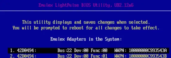 图 2. 选择 Host Adapter 界面
