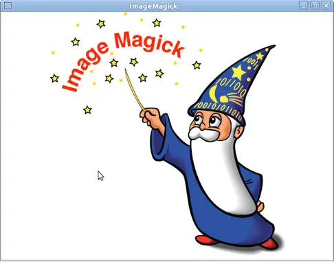 显示 ImageMagick 编辑器窗口的图片