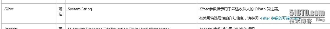Exchange的PowerShell中关于Filter的写法