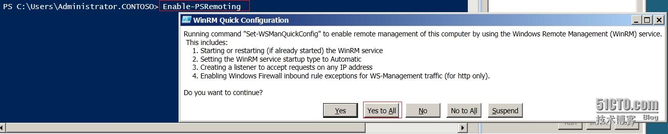 Windows Management Framework 3.0 以上版本中开启和关闭WinRM