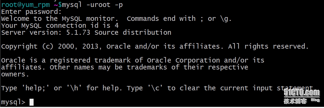 yum方式安装MySQL及常用操作总结