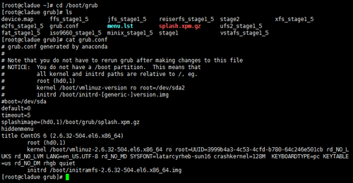 Linux自学笔记——grub应用