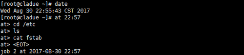 Linux自学笔记——Linux周期性计划任务