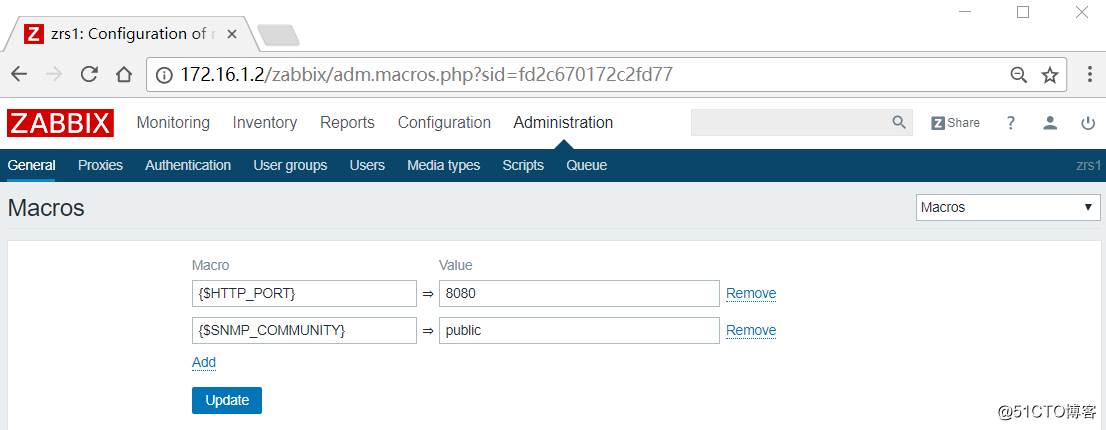 Zabbix(四)：高级应用之--宏、网络发现测试实例