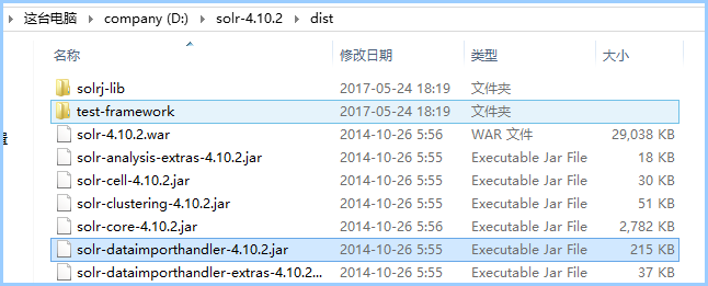 solr搜索之mysql导入数据到solr(四)