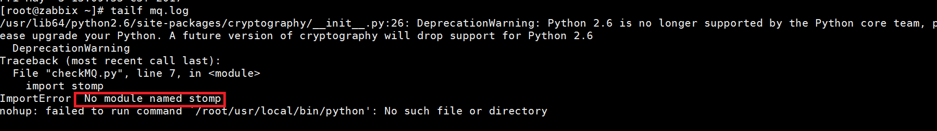 crontab调用python时出现ImportError: No module named XXX的问题