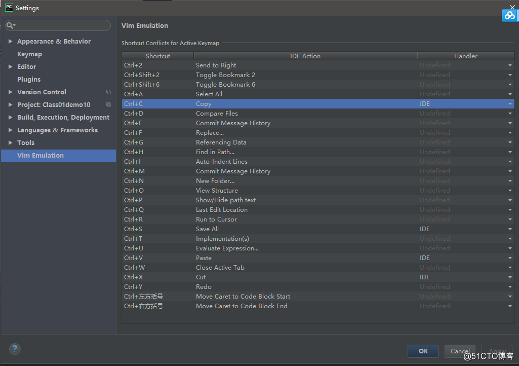 PyCharm中的快捷键不能用怎么办？（复制粘贴）