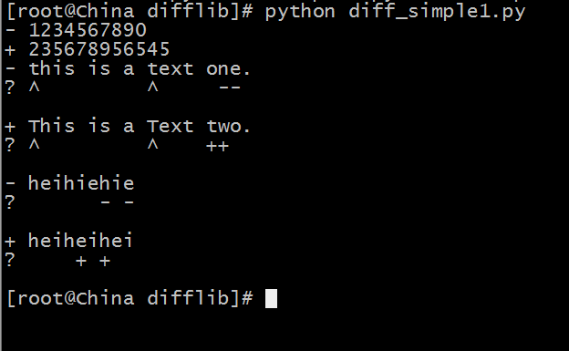 Python文件对比
