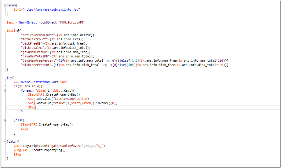 那些SCOM 管理包开发中遇到的坑1–Powershell scriptBlock Invoke执行结果的类型