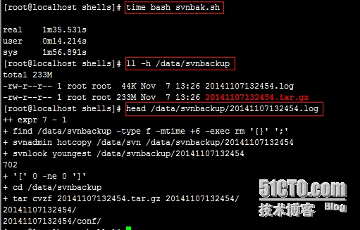 SVN完全备份svnadmin hotcopy