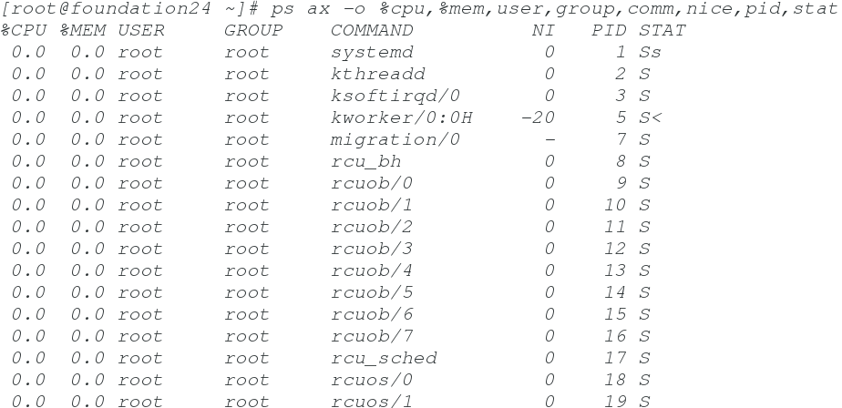 linux云自动化运维基础知识7(进程)
