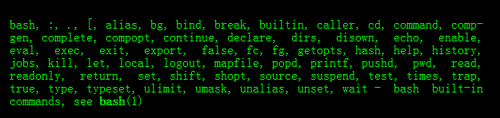 bash的内部变量