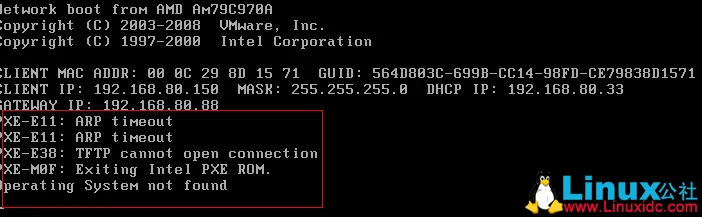 PXE网络装机(有人值守与无人值守安装)