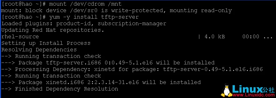 PXE网络装机(有人值守与无人值守安装)