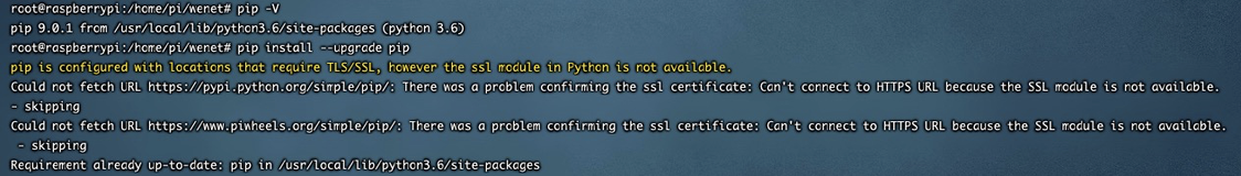 pip的问题  Can&#39;t connect to HTTPS URL because the SSL module is not available