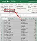 Excel 如何将表中行列互换