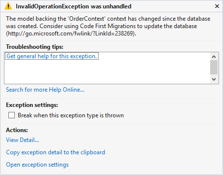 Entity Framework 5.0系列之Code First数据库迁移