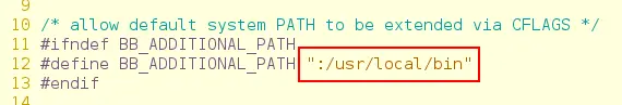 嵌入式Linux设置PATH