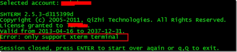 SecureCRT连接Linux主机时，如何更改连接方式为xterm