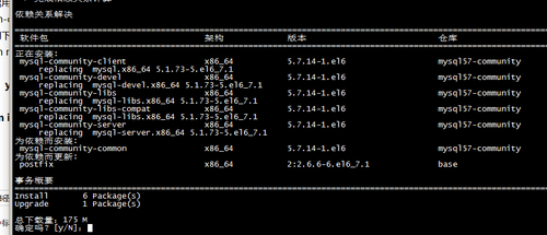 使用MySQL的yum源安装MySQL5.7