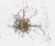 用 Lindorm Ganos 一条 SQL 计算轨迹距离
