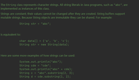 java中的String、StringBuffer和StringBuilder的详细分析