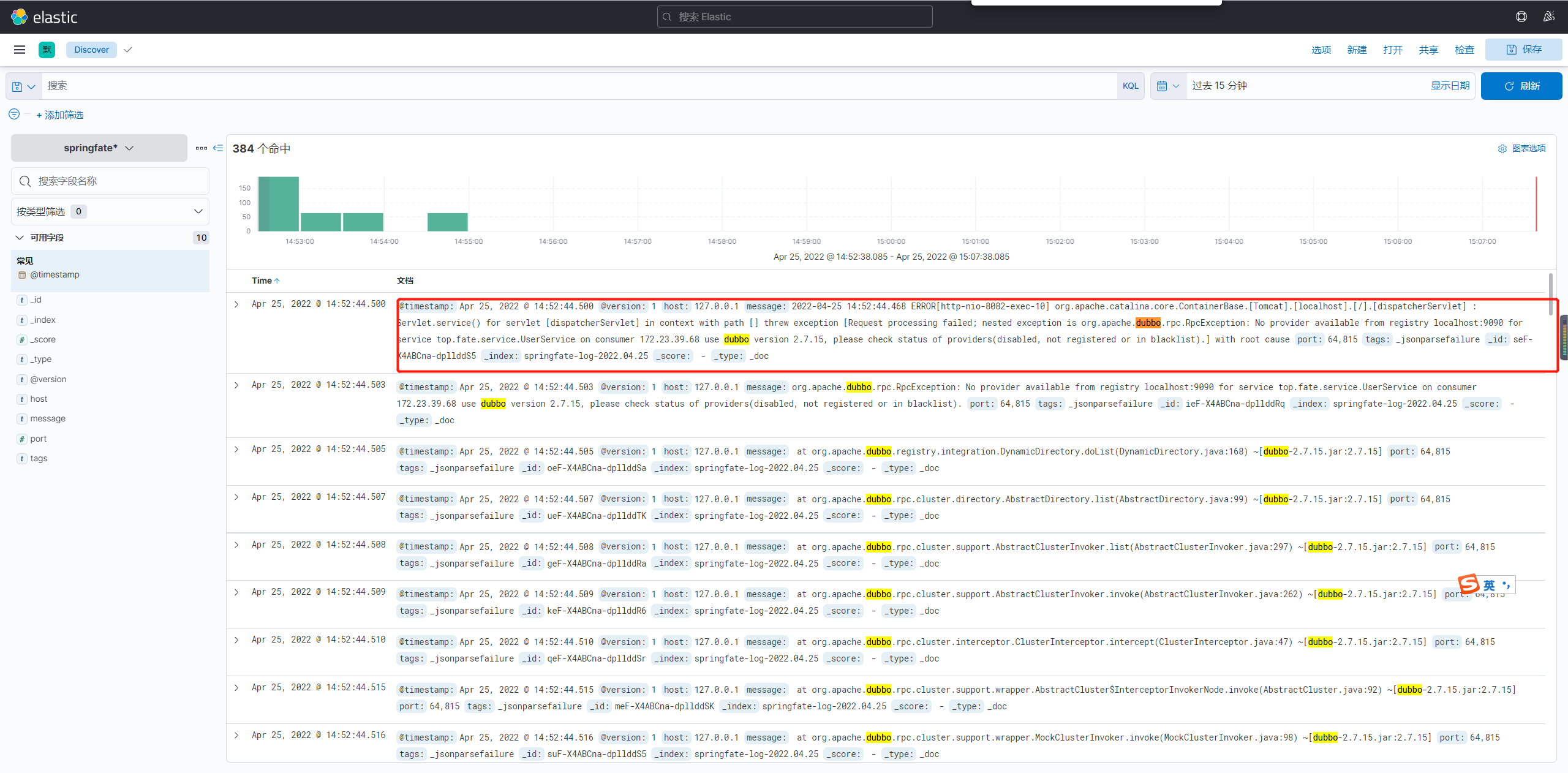 ELK SpringBoot log4j2 ELK 