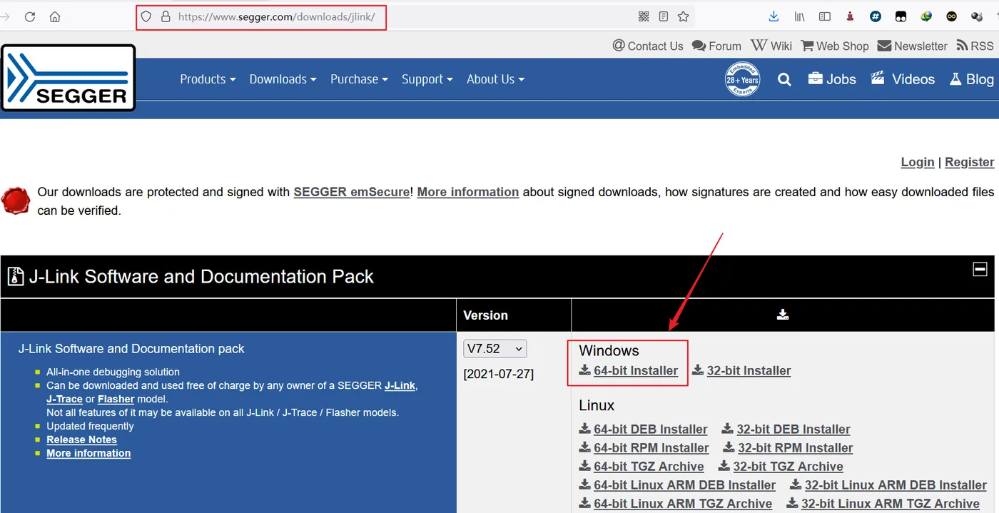 https://www.segger.com/downloads/jlink/